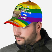Load image into Gallery viewer, Personalized LGBT Support Classic Cap with Custom Name