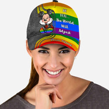 Load image into Gallery viewer, Personalized LGBT Support Classic Cap Custom Name Pride Gift