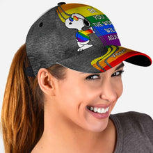 Load image into Gallery viewer, Personalized Rainbow Classic Cap Custom Name LGBT Support Gift