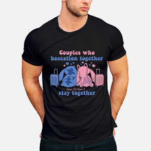 Load image into Gallery viewer, Personalized Baecation Couple T-Shirt and Hoodie Custom Names Gift