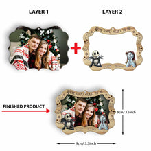 Load image into Gallery viewer, Personalized Layered Wood Ornament for Christmas Gift