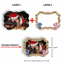 Load image into Gallery viewer, Personalized Ohana Layered Wood Ornament Custom Names Gift for Christmas