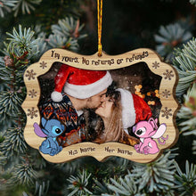 Load image into Gallery viewer, Personalized Ohana Layered Wood Ornament Custom Names Gift for Christmas