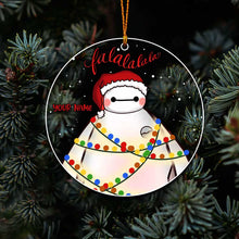Load image into Gallery viewer, Personalized Christmas Mouse Ornament Custom Name Gift