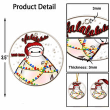 Load image into Gallery viewer, Personalized Christmas Mouse Ornament Custom Name Gift