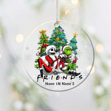 Load image into Gallery viewer, Personalized Nightmare Before Christmas Ornament Custom Name Gift for Friends