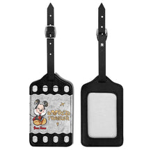 Load image into Gallery viewer, Personalized Leather Luggage Tag Travel Gift for Kids