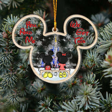 Load image into Gallery viewer, Personalized Christmas Mouse Layers Mix Ornament Custom Names Gift for Couples