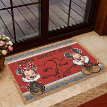 Load image into Gallery viewer, Personalized Mouse Doormat with Names Cute Home Decor Gift