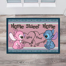 Load image into Gallery viewer, Personalized Doormat Home Sweet Home Gift for Couple