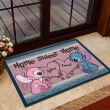 Load image into Gallery viewer, Personalized Doormat Home Sweet Home Gift for Couple
