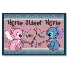 Load image into Gallery viewer, Personalized Doormat Home Sweet Home Gift for Couple