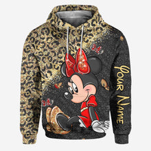 Load image into Gallery viewer, Personalized Minnie Mouse Hoodie and Leggings Set for Kids
