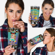 Load image into Gallery viewer, Personalized Glitter Tumbler Custom Name Magical Girl Gift