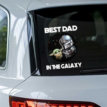 Load image into Gallery viewer, Personalized Best Dad In The Galaxy Decal Gift for Father's Day