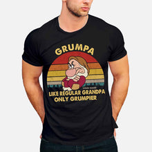 Load image into Gallery viewer, Personalized Grumpa T-shirt and Hoodie Gift for Dad