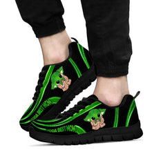 Load image into Gallery viewer, Personalized Yoda Best Dad Sneakers Custom Name Gift for Father's Day