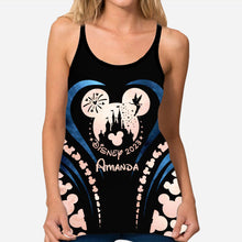 Load image into Gallery viewer, Personalized Disney 2023 Tank Top & Leggings with Custom Name Gift