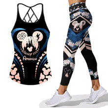 Load image into Gallery viewer, Personalized Disney 2023 Tank Top & Leggings with Custom Name Gift