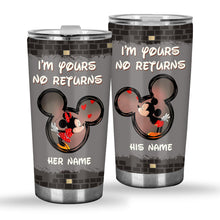 Load image into Gallery viewer, Personalized Mickey Mouse Tumbler with Custom Names Gift for Couples