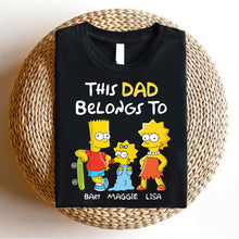 Load image into Gallery viewer, Personalized Dad T-shirt Hoodie Custom Family Gift