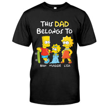 Load image into Gallery viewer, Personalized Dad T-shirt Hoodie Custom Family Gift