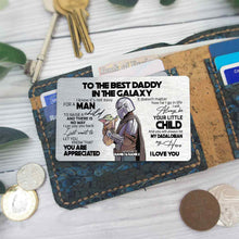 Load image into Gallery viewer, Personalized Wallet Insert Card for Dad - Unique Gift for Father's Day