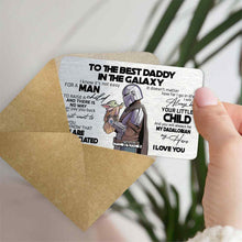 Load image into Gallery viewer, Personalized Wallet Insert Card for Dad - Unique Gift for Father's Day