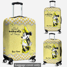 Load image into Gallery viewer, Personalized Minnie Mouse Luggage Cover Custom Name Gift