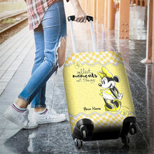 Load image into Gallery viewer, Personalized Minnie Mouse Luggage Cover Custom Name Gift