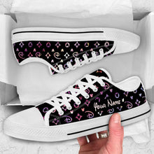 Load image into Gallery viewer, Personalized Luxury Mouse Ears Low Top Shoes Custom Name Gift