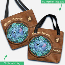 Load image into Gallery viewer, Personalized Ohana Tote Bag Custom Name Gift for Family