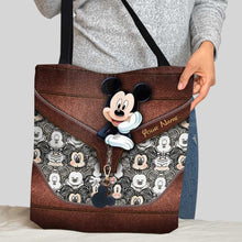 Load image into Gallery viewer, Personalized Mickey Mouse Tote Bag Custom Name Gift for Kids
