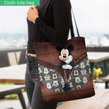 Load image into Gallery viewer, Personalized Mickey Mouse Tote Bag Custom Name Gift for Kids