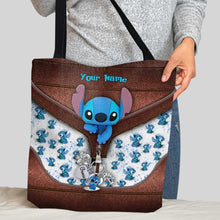 Load image into Gallery viewer, Personalized Ohana Tote Bag Custom Name Gift for Family