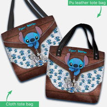 Load image into Gallery viewer, Personalized Ohana Tote Bag Custom Name Gift for Family
