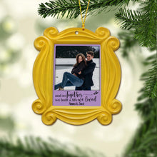 Load image into Gallery viewer, Personalized Christmas Ornament Custom Couple Photo Gift