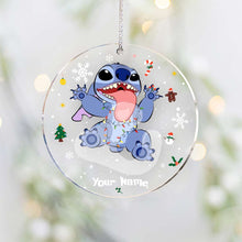 Load image into Gallery viewer, Personalized Transparent Christmas Ornament Custom Name Gift