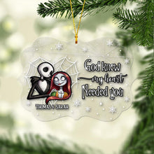 Load image into Gallery viewer, Personalized Transparent Ornament Custom Name Romantic Gift for Christmas