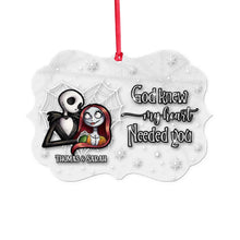 Load image into Gallery viewer, Personalized Transparent Ornament Custom Name Romantic Gift for Christmas