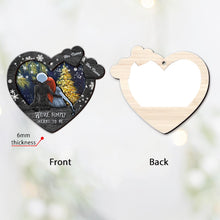 Load image into Gallery viewer, Personalized Christmas Ornament Heart Shape Custom Names Gift