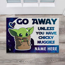 Load image into Gallery viewer, Personalized Go Away Doormat with Custom Name - Unique Housewarming Gift