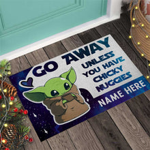 Load image into Gallery viewer, Personalized Go Away Doormat with Custom Name - Unique Housewarming Gift