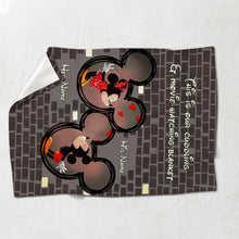 Load image into Gallery viewer, Personalized Cuddling Blanket for Couples - Custom Name Love Gift