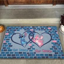 Load image into Gallery viewer, Personalized Ohana Doormat with Custom Names for Couples