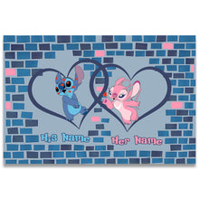 Load image into Gallery viewer, Personalized Ohana Doormat with Custom Names for Couples