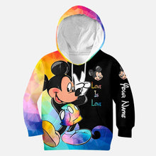 Load image into Gallery viewer, Personalized LGBT Support Hoodie and Leggings Set Custom Name Gift