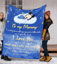 Load image into Gallery viewer, Personalized Love You Blanket for Mom - Custom Names Gift
