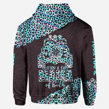 Load image into Gallery viewer, Personalized Leopard Print Hoodie and Leggings Set for Mom