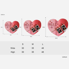 Load image into Gallery viewer, Personalized Heart Wood Sign with Custom Names for Couples